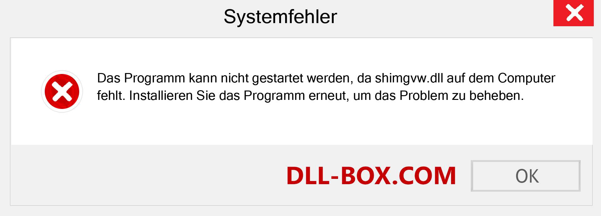 shimgvw.dll-Datei fehlt?. Download für Windows 7, 8, 10 - Fix shimgvw dll Missing Error unter Windows, Fotos, Bildern