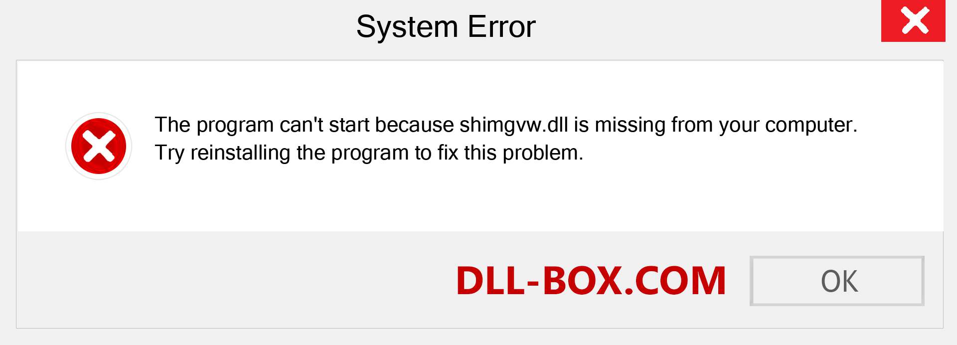  shimgvw.dll file is missing?. Download for Windows 7, 8, 10 - Fix  shimgvw dll Missing Error on Windows, photos, images